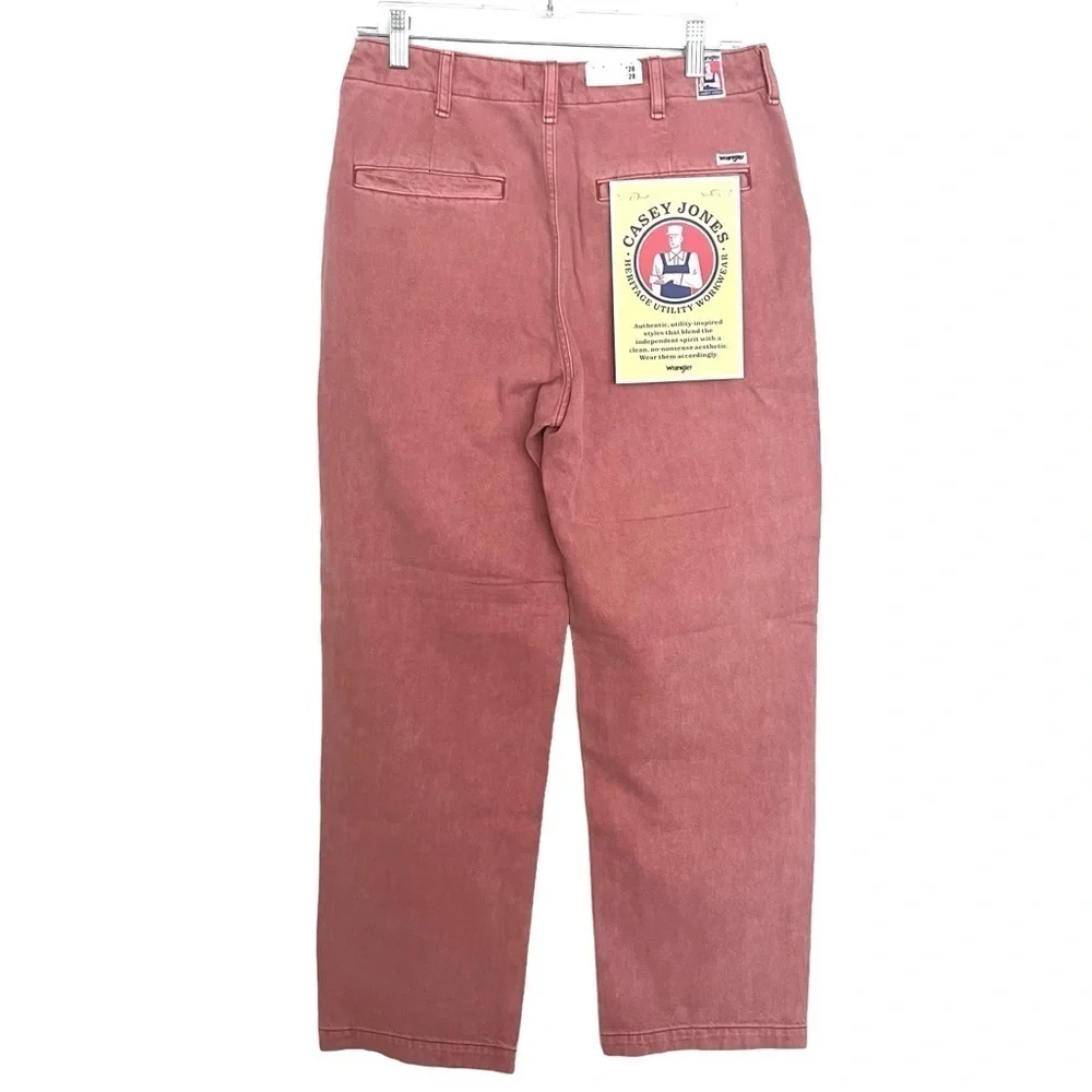 Wrangler Casey Jones Chino Pants in Mineral Pink NWT 28 - Picture 2 of 11